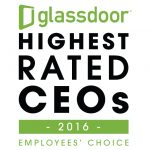 Glassdoor Highest Rated CEO Winner Logo