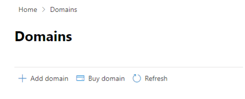 Centric Consulting screenshot of Microsoft 365 Domains screenshot