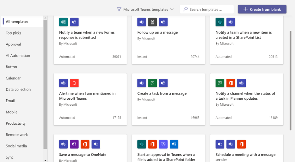 Power Automate in Microsoft Teams