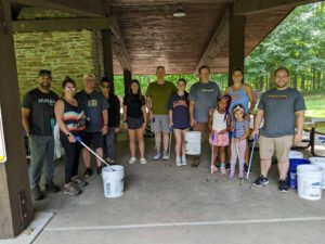 Centric's Cleveland Team cleans the park