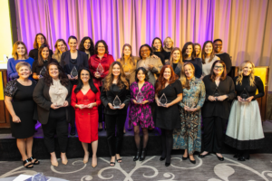 Traci Whetzel with fellow nominees at Women's Leaders in Consulting Awards